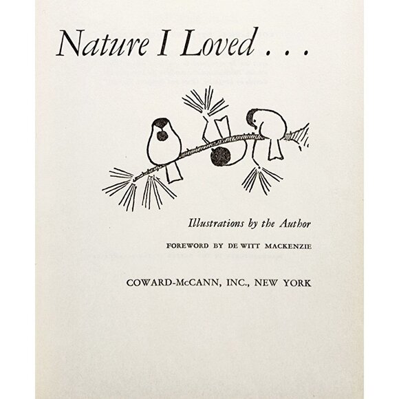 1952 Nature I Loved Bill Geagan Signed Illustrated Maine Woods 1st HC DJ E60 - Picture 3 of 9